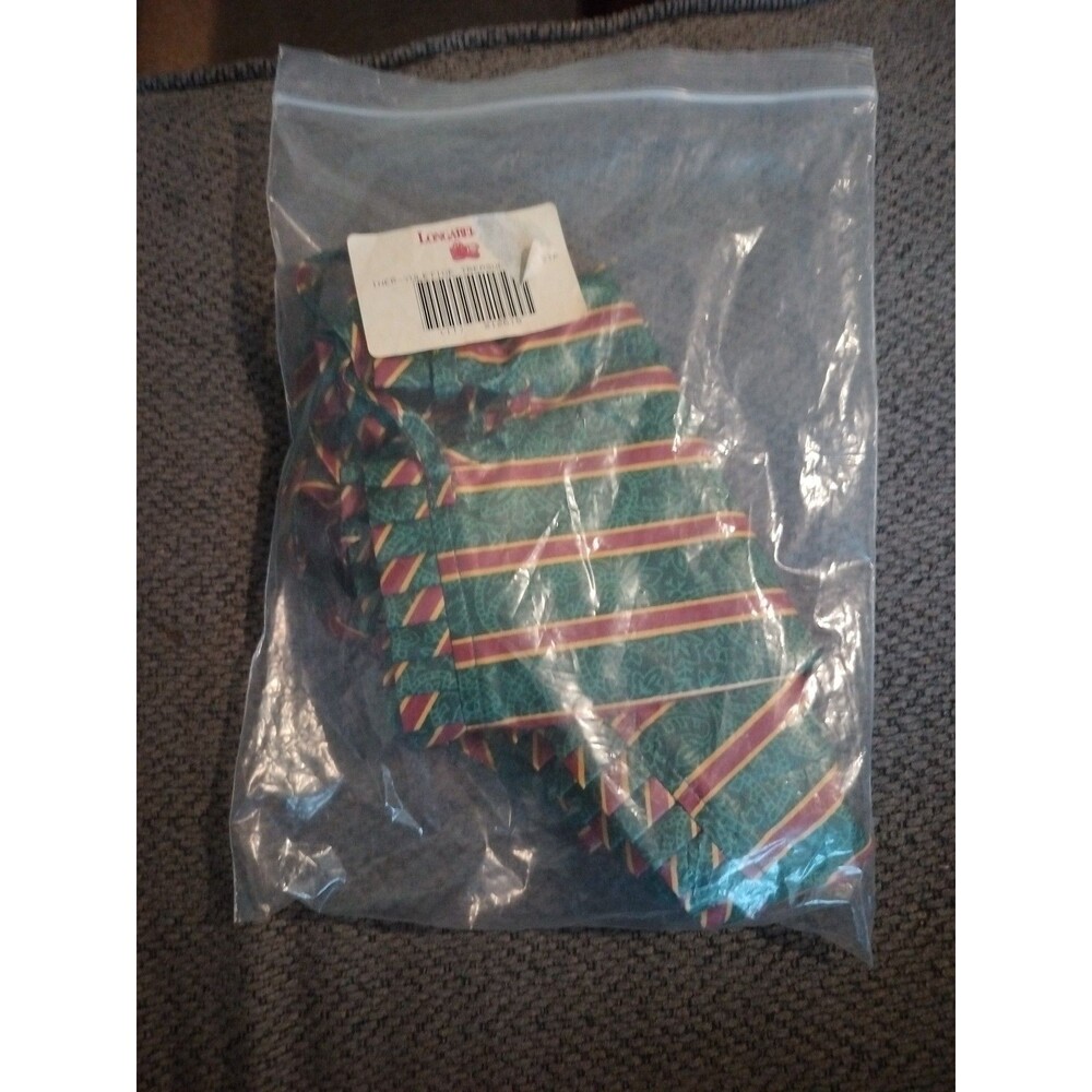 New NIP Longaberger Yuletide Treasures OE STP 212618 Striped Basket LINER ONLY